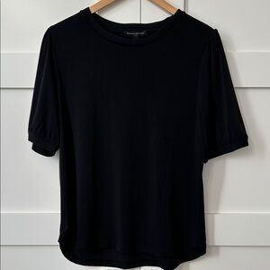 Banana Republic Factory Black Short Sleeve Top